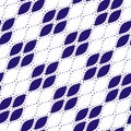 Oval Seamless Pattern Diagonal Geometric | Pih Series Royalty Free Stock Photo