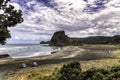 Piha beach view, western coast of Auckland, New Zealand