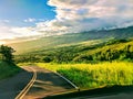 Piilani highway road to hana scenic byways, maui , Hawaii Royalty Free Stock Photo