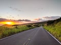 Road to hana scenic byways during golden hour, maui ,Hawaii