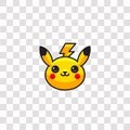 pikachu icon sign and symbol. pikachu color icon for website design and mobile app development. Simple Element from pokemon go