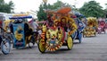 Pikachu tricycle Royalty Free Stock Photo