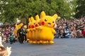Pikachu walk in Yokohama, Japan Royalty Free Stock Photo