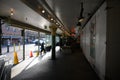 Closed fish market in the Pike Place Market during coronavirus closure