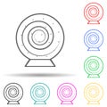 pikestaffe multi color style icon. Simple glyph, flat vector of game icons for ui and ux, website or mobile application