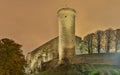 Pikk Hermann or Tall Hermann, tower of the Toompea Castle, on Toompea hill in Tallinn, the capital of Estonia Royalty Free Stock Photo