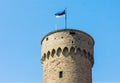 Pikk Hermann Tower, part of Toompea Castle, Old Town, Tallinn, Estonia Royalty Free Stock Photo