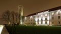 Pikk Hermann tower in Tallin at night Royalty Free Stock Photo