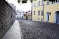 Pikk street is streets of Old Tallinn (Estonia) Royalty Free Stock Photo