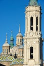 Pilar Cathedral in Zaragoza Royalty Free Stock Photo