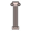 pilaster column structure image Royalty Free Stock Photo