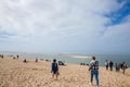 Pilat, or Pyla Dune is the biggest sand dune in Europe, in Arcachon Bay, in Aquitaine