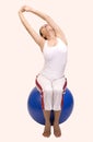 Pilates Ball Royalty Free Stock Photo