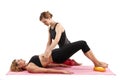 Pilates instructor Royalty Free Stock Photo