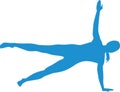 Pilates silhouettes