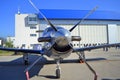 Pilatus PC-12/45 aircraft front view