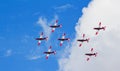 Pilatus PC7 Formation Royalty Free Stock Photo