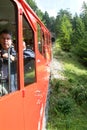 Pilatus train, the world's steepest cogwheel railway