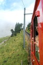 Pilatus train, the world's steepest cogwheel railway