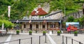 Pilatus train - the worlds steepest cogwheel railway- ALPNAC HSTAD, SWITZERLAND - JULY 15, 2020