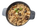 Pilau in the stew pan Royalty Free Stock Photo
