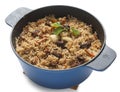 Pilau in the wtew pan Royalty Free Stock Photo