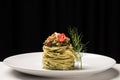 Pilchard Pasta from Italy Ã¢â¬â Traditional Sicilian Gourmet Dish with Fresh `Sarde` Fish `Sardine` and Fennel Leaves