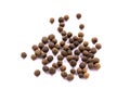 Pile of allspice isolated on white background Royalty Free Stock Photo