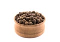 Pile of allspice isolated on white background Royalty Free Stock Photo