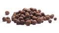 Pile of allspice-Pimenta dioica fruits, paths Royalty Free Stock Photo