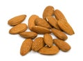 Pile of almond fruit