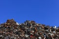 Pile of Aluminium scrap Royalty Free Stock Photo