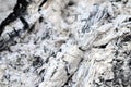 Pile of ashes after the fire went out grunge background texture Royalty Free Stock Photo