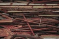 pile of assorted wood