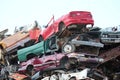 Pile of Automobiles Royalty Free Stock Photo