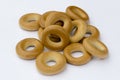 Pile of bagels Royalty Free Stock Photo