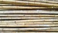 Pile of Bamboo for backgrond Royalty Free Stock Photo