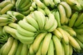 Pile of bananas on a market Royalty Free Stock Photo