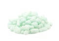 Pile of bioplastic foam peanuts Royalty Free Stock Photo