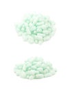 Pile of bioplastic foam peanuts Royalty Free Stock Photo