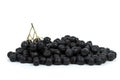 Pile of black chokeberries Royalty Free Stock Photo