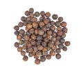 pile of black pepper seeds as a spice. Royalty Free Stock Photo