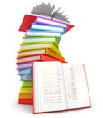 Pile of books Royalty Free Stock Photo
