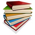 Pile of books Royalty Free Stock Photo