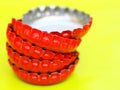 Bottle caps Royalty Free Stock Photo