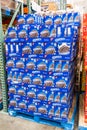 Pile of Boxes of Nabisco`s Oreo brand milk chocolate cookies