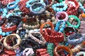Pile of bracelets Royalty Free Stock Photo