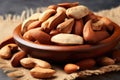 a pile of brazil nuts, rich in selenium for thyroid health