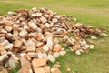 Pile Of Brick Wall