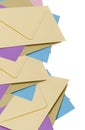 Pile of Bright Envelopes